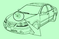 ホンダ レジェンド、ブレーキ液が漏れる 画像