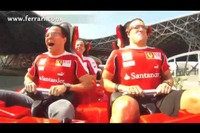 マッサとアロンソ、世界最速ジェットコースターで絶叫［動画］ 画像