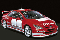 【フランクフルトショー2003出品車】プジョー『307WRC』---屋根は開くの? 画像