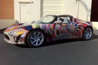 テスラロードスターにアートカー…独特なデジタルデザイン 画像