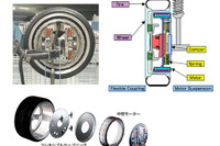 モーターを内蔵した電気自動車用車輪をブリヂストンが開発 画像
