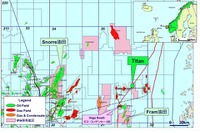 出光興産子会社、北海で油・ガスを発見 画像