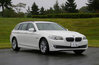 【BMW 5シリーズツーリング 試乗】523i の繊細さに好感…川上完 画像