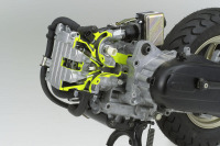 ホンダ、世界初の50cc4ストローク用燃料噴射装置を開発 画像