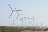 御前崎風力発電所が本格稼働 画像