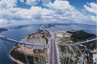 瀬戸大橋の管理通路を歩き、塔頂にのぼる 4月16日から 画像