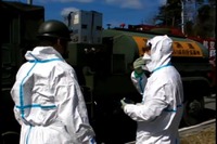 福島原発での放水作業　自衛隊が撮影［動画］ 画像
