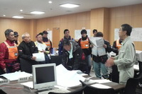 バイク組合 情報伝達よりパンク修理 画像