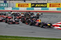 【F1マレーシアGP】決勝…オーバーテイクが随所で 画像