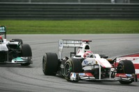 可夢偉「シューマッハとのバトルは楽しかった」…マレーシアGP 画像