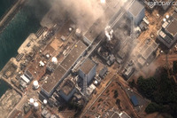 福島第一原子力発電所の状況 12日午後7時現在 画像