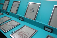 【ファインテックジャパン11】ブリヂストン、新型電子ペーパーを展示 画像