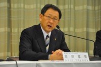 トヨタ豊田社長、「プリウスなどにも非常電源の搭載を検討」 画像