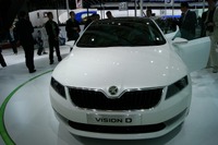 【上海モーターショー11】シュコダ VISION D 詳細画像…スマートさ前面に 画像