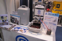 ［オフィス総合展11］泥水を飲み水にかえる携帯用浄水器 画像