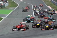 【F1スペインGP】決勝…追い上げても強いベッテル 画像