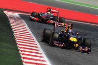 ハミルトン「高速コーナーでのレッドブルは速すぎる」…スペインGP 画像