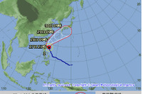 どうなる運動会？　猛烈な台風第2号の進路 画像