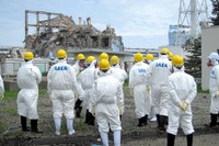 IAEA、福島第一原発を視察 画像