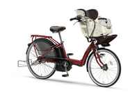 幼児2人同乗基準適合の電動アシスト自転車を発売 ヤマハ 画像