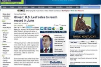 日産ゴーンCEO、「リーフの6月米国販売は記録的」 画像