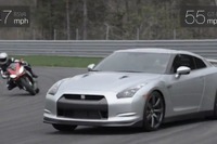 アプリリア、日産 GT-R とサーキット対決［動画］ 画像