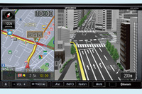 三菱電機、2DINサイズメモリーナビを発売…渋滞情報の通信取得にも対応 画像