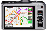 登山地図データ、GPS搭載デジカメ用にカシオが発売 画像