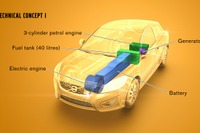 ボルボ、EV向けレンジエクステンダーを開発 画像