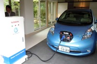 日産、震災が リーフ からの給電システムの商品化を早めた 画像