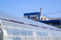 富士電機、ビニールハウスで太陽光発電の実証実験を開始 画像