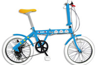 ドラえもん折たたみ自転車 誕生日を記念して発売 画像