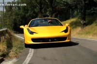 アロンソ、フェラーリ 458スパイダー に乗る［動画］ 画像