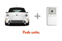『ニュービートル』と『iPod』のキャンペーン「Pods Unite」実施 画像