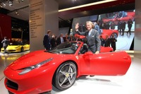 【フランクフルトモーターショー11】フェラーリ 458スパイダー…パフォーマンスはクーペと同等 画像
