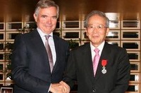 NTNの鈴木会長、フランス国家勲章を受章 画像
