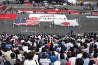 【INDYCAR インディジャパン】F-4EJ改戦闘機の歓迎フライト 画像