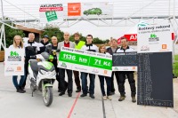 チェコの電動スクーター、24時間連続走行で新記録…1136km 画像
