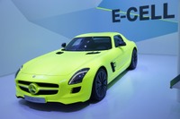 【フランクフルトモーターショー11】メルセデスのEVスーパーカー、開発順調…発売は2013年 画像