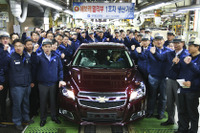 GMのグローバルセダン、マリブ新型…韓国で生産開始 画像