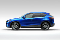 マツダ CX-5 はカーナビ無しでもサイドアンダーミラー不要 画像