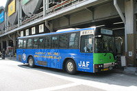 JAFがラッピングバス 画像