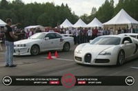 日産 スカイラインGT-R、ブガッティ ヴェイロン と加速対決［動画］ 画像