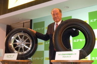 【東京モーターショー11】住友ゴム池田社長、ナノのみえる化で開発スピードアップ 画像