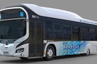 【東京モーターショー11】日野、非接触給電ハイブリッドバスを実証運行 画像