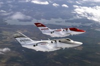 ホンダジェット量産型3号機が初飛行に成功 画像