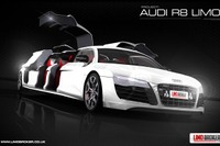 アウディ R8 に長~いリムジン 画像