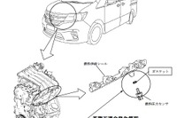 日産 セレナ など、燃料が漏れるおそれ 画像