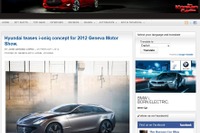 【ジュネーブモーターショー12】ヒュンダイ i-oniq …コンセプトカーの画像流出 画像