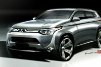 【ジュネーブモーターショー12】三菱 アウトランダー 新型…コンセプトモデルのデザインをブラッシュアップ 画像
